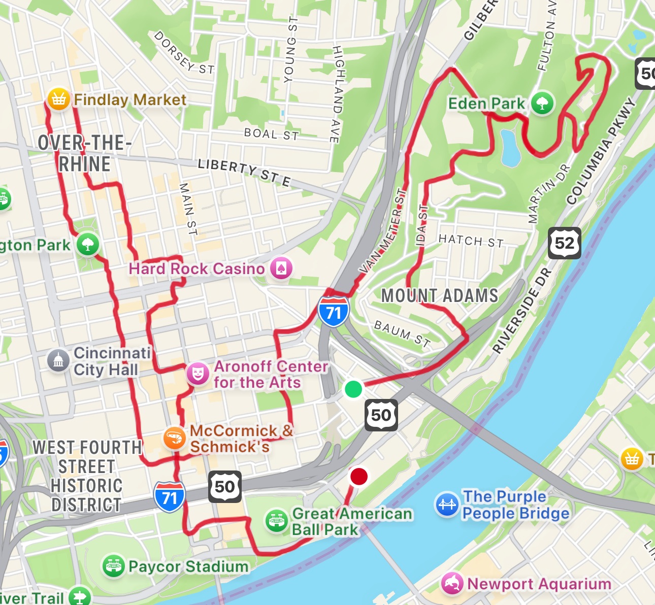 Circuitdelic Walking Routes